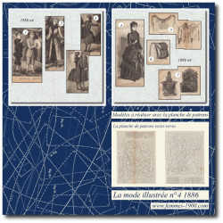 1886 N°04 Sewing patterns...