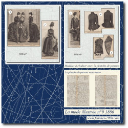1886 N°09 Sewing patterns...