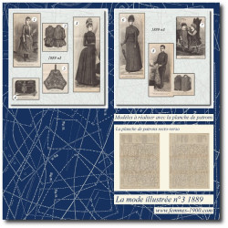 1889 N°03 Sewing patterns...