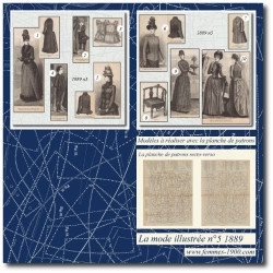 1889 N°05 Sewing patterns...