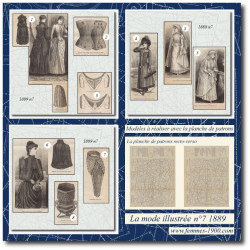 1889 N°7 Patrons A4 La mode...