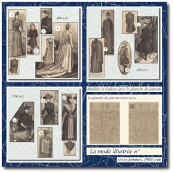 1891 N°12 Sewing patterns...