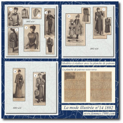 1892 N°14 Patrons A4 La...