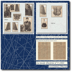 1893 N°05 Sewing patterns...