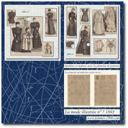 1893 N°07 Sewing patterns...