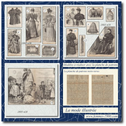 1895 N°18 Sewing patterns...