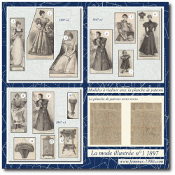 1897 N°1 Patrons A4 La mode...
