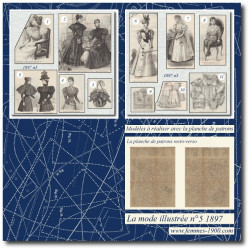 1897 N°5 Patrons A4 La mode...