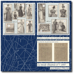 1897 N°7 Patrons A4 La mode...