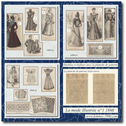 1898 N°1 Patrons A4 La mode...