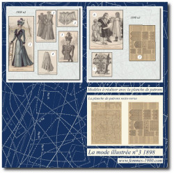 1898 N°3 Patrons A4 La mode...
