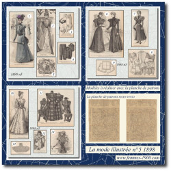 1898 N°5 Patrons A4 La mode...