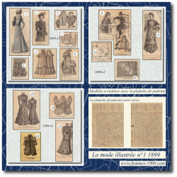 1899 N°1 Patrons A4 La mode...