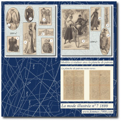 1899 N°7 Patrons A4 La mode...