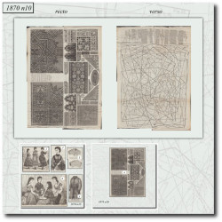 1870 N°10 Patrons  La mode...