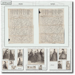 1870 N°14 Sewing patterns...