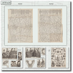 1870 N°16 Patrons  La mode...