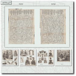 1870 N°27 Sewing patterns...