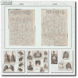 1870 N°34 Sewing patterns...