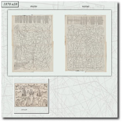 1870 N°38 Sewing patterns...