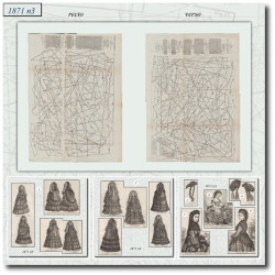 1871 N°3 Sewing patterns...