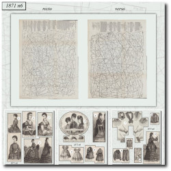 1871 N°6 Sewing patterns...
