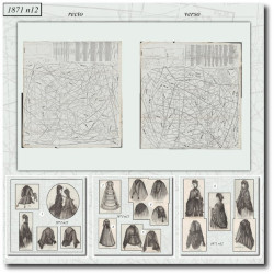 1871 N°12 Sewing patterns...