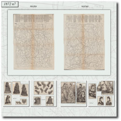 1872 N°7 Sewing patterns...