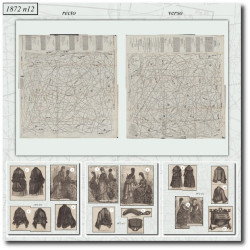 1872 N°12 Patrons  La mode...