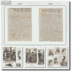1872 N°23 Sewing patterns...
