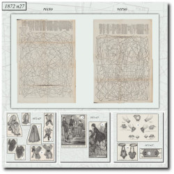 1872 N°27 Sewing patterns...
