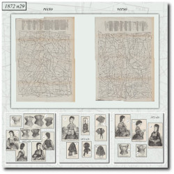 1872 N°29 Patrons  La mode...