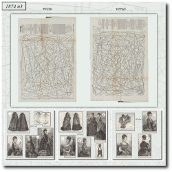 1874 N°3 Sewing patterns...