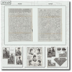 1874 N°20 Sewing patterns...
