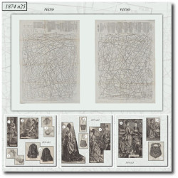 1874 N°25 Sewing patterns...