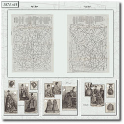 1874 N°31 Sewing patterns...