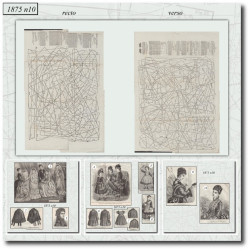 1875 N°10 Patrons  La mode...