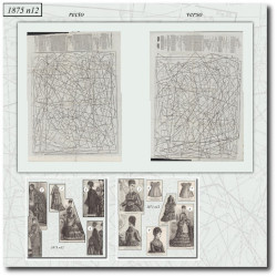 1875 N°12 Patrons  La mode...