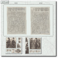 1875 N°16 Patrons  La mode...