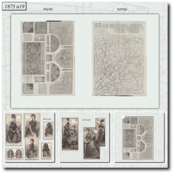 1875 N°19 Patrons  La mode...