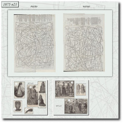 1875 N°21 Patrons  La mode...