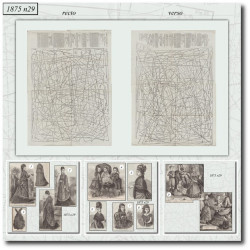 1875 N°29 Sewing patterns...