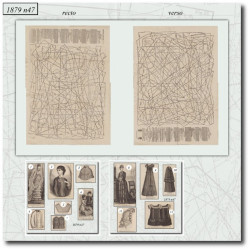 1879 N°47 Sewing patterns...