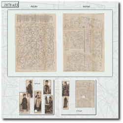 1878 N°33 Sewing patterns...
