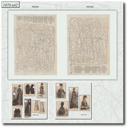 1878 N°42 Sewing patterns...