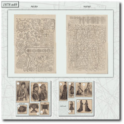 1878 N°49 Sewing patterns...