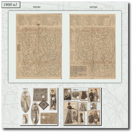 Patrons de couture de 1900 1