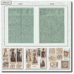 1900 N°31 Sewing patterns...
