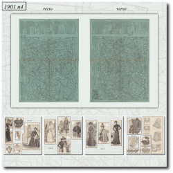 1901 N°4 Patrons A3 La mode...