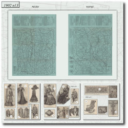 1902 N°13 Sewing patterns...